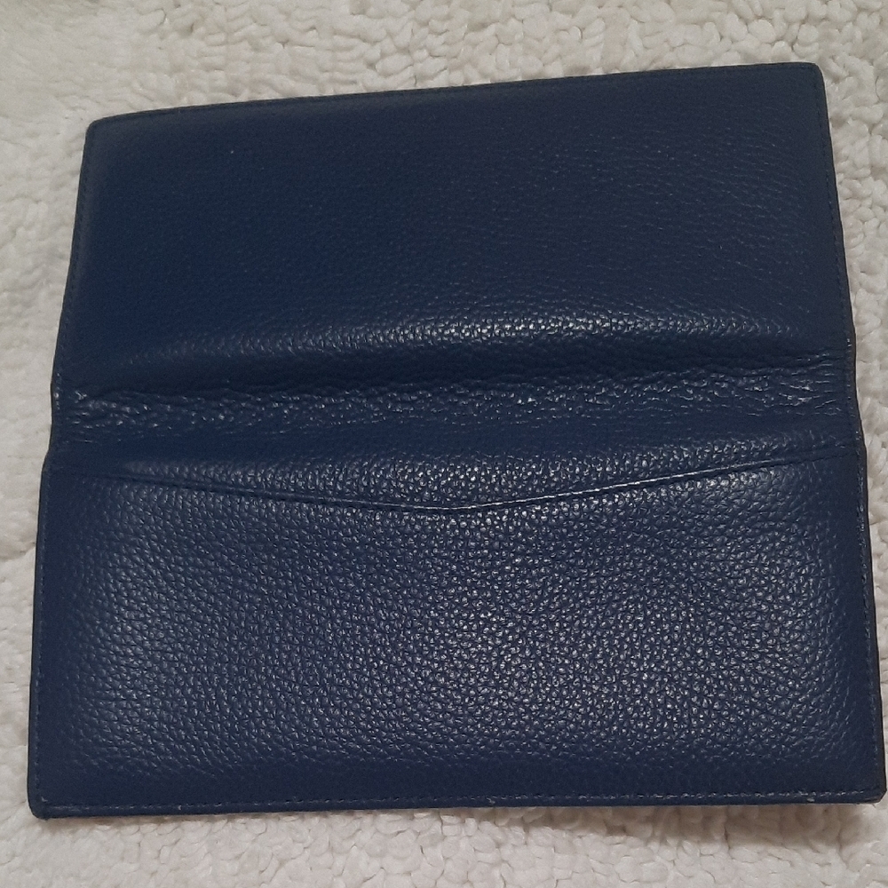 Nordstrom Midnight Blue Leather Wallet - Picture 4 of 10